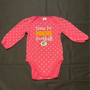 Pink Packers Onsie